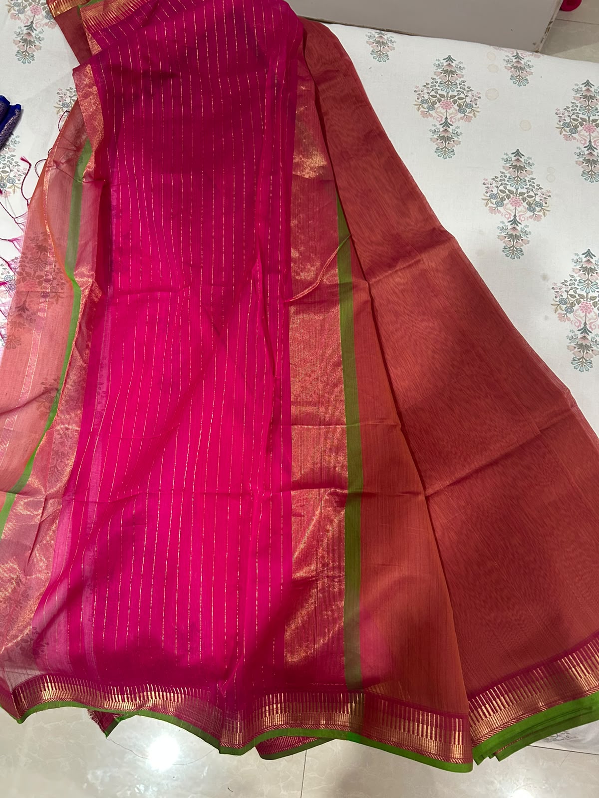 Mishka | Cotton silk Maheshwari saree