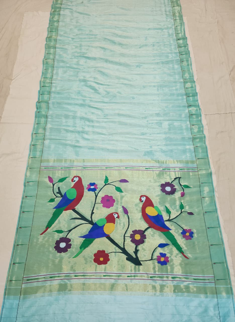 Prinash |  Muniya Paithani Saree