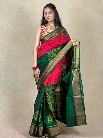 Heta | Single Ikat Patola saree