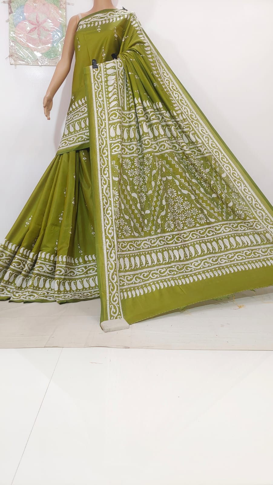 Kashti | Kantha on Silk