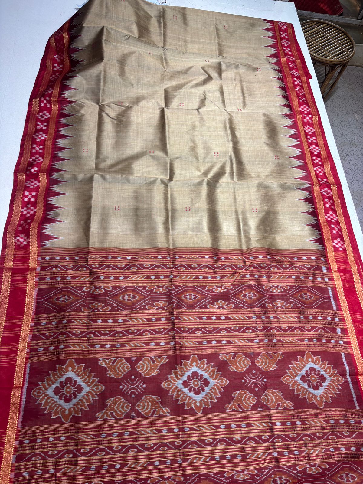 Ojasvi | Sambalpuri ikat saree