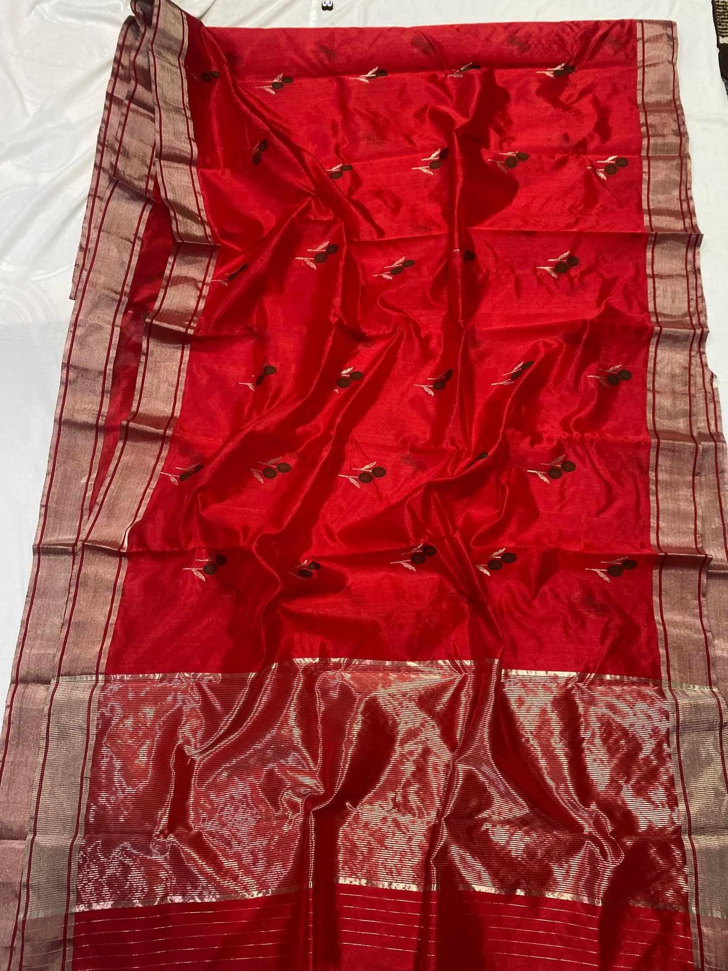 Chandraja  | Katan Silk Chanderi Saree