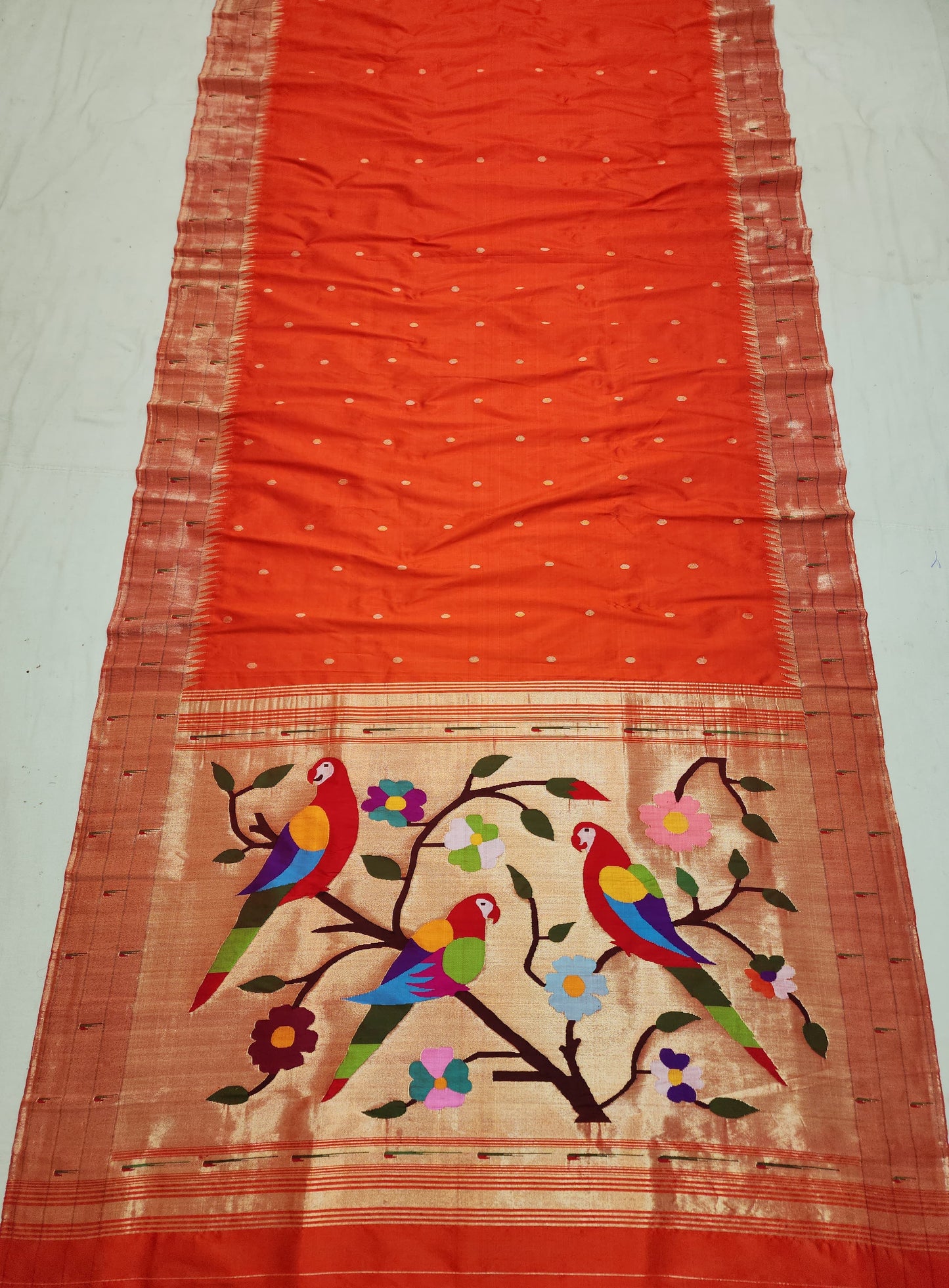 Prisha | Pure Silk Handloom Paithani