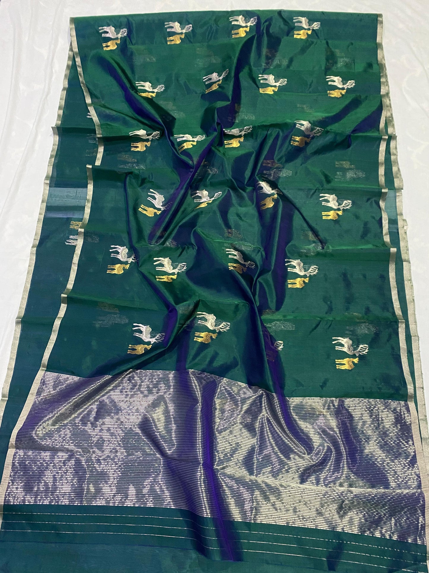 Chandita  | Katan Silk Chanderi Saree