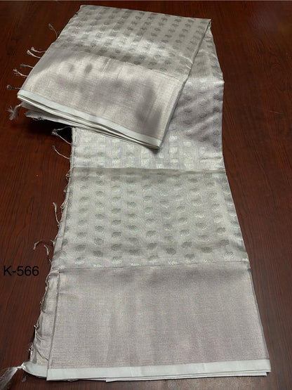 Pookalam | pure tissue silk venkatagiri saree