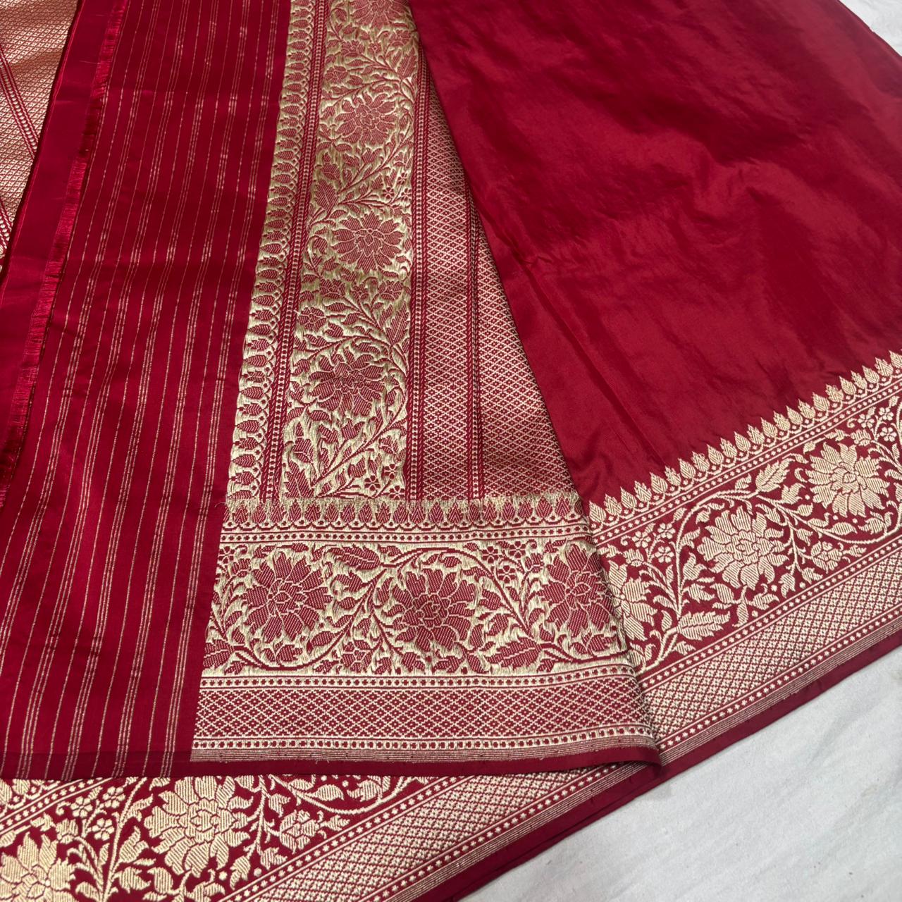 Brijesh | Bridal Katan Banarasi Saree