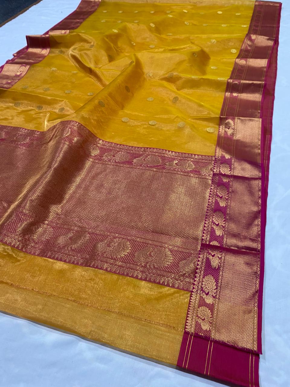 Chandritha  | Katan Silk Chanderi Saree