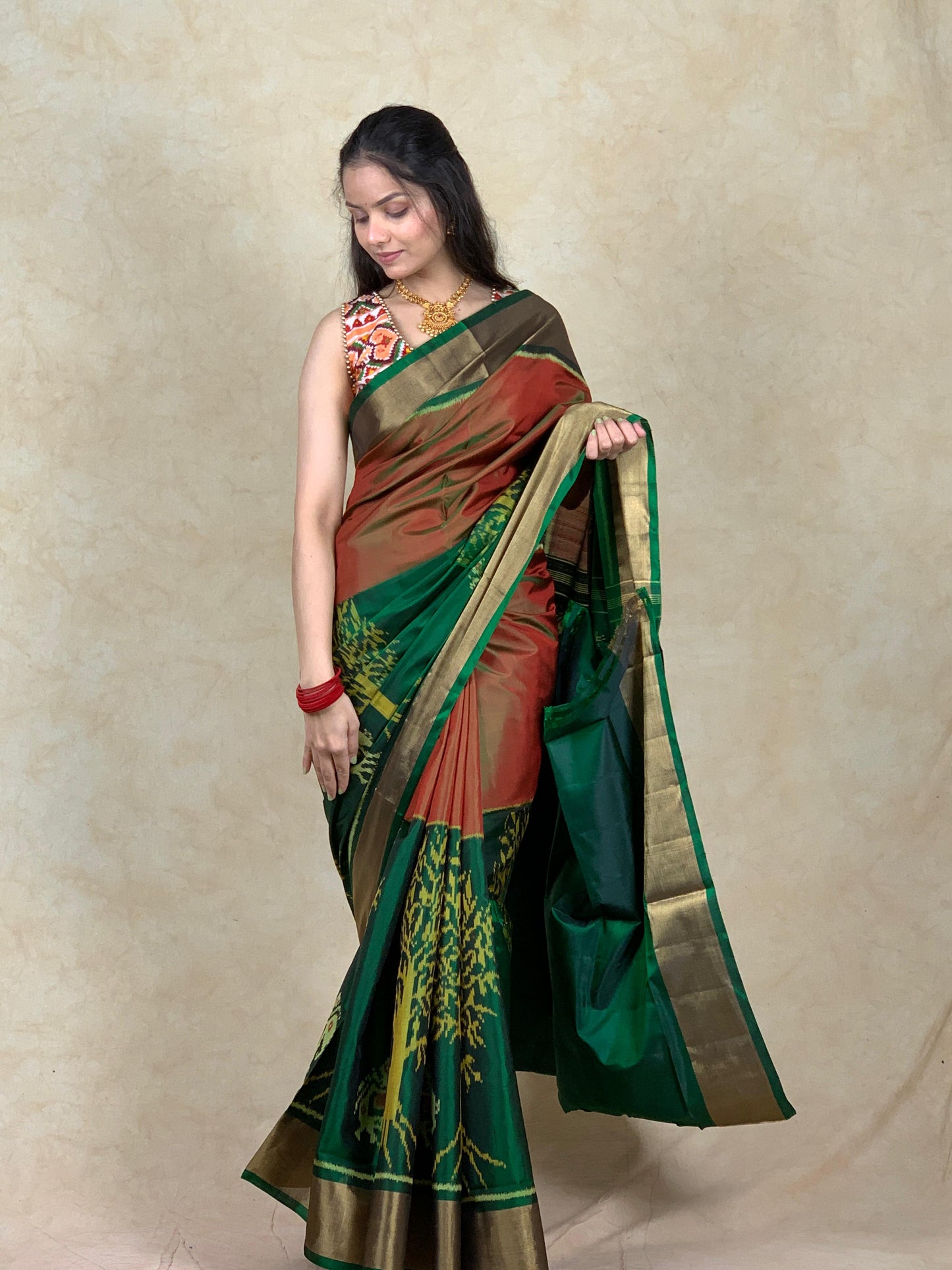 Kinshuk | Single Ikat Patola saree