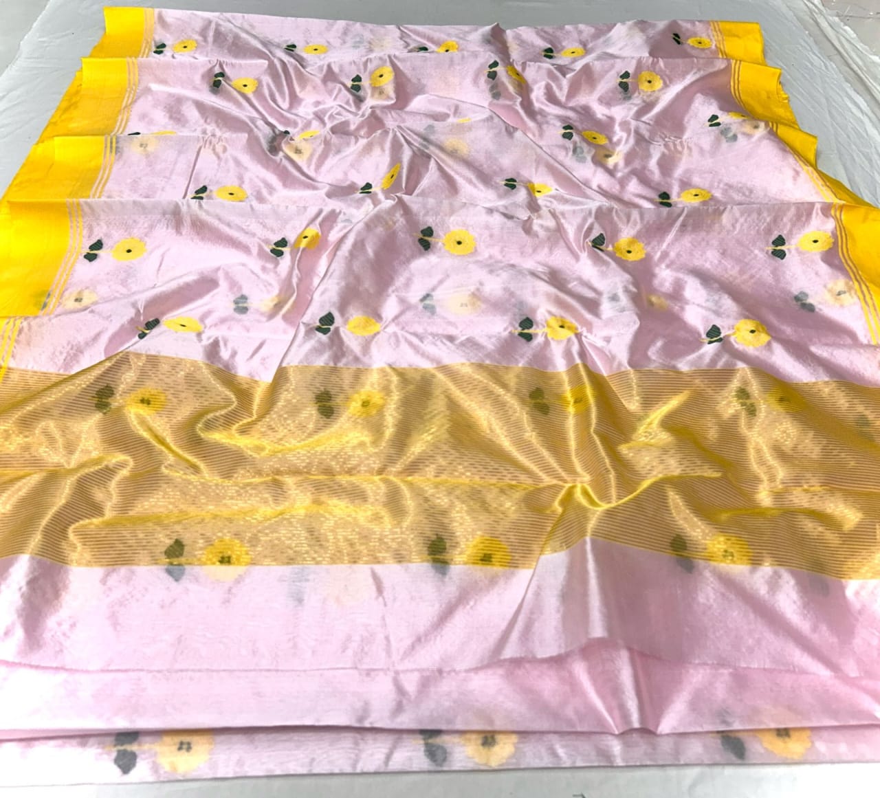 Chandraveda  | Katan Silk Chanderi Saree