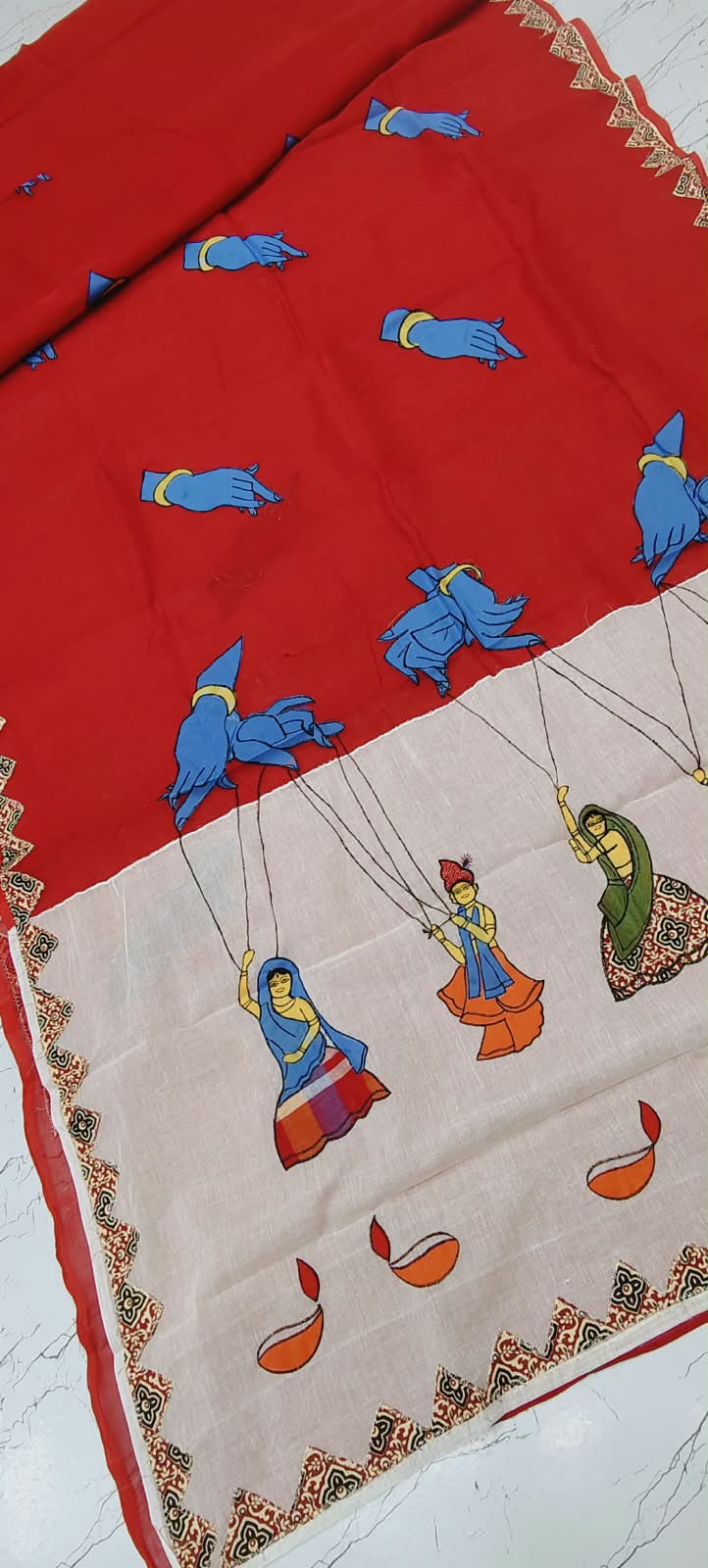 Ashutosh | Applique on Dhonekhali tant