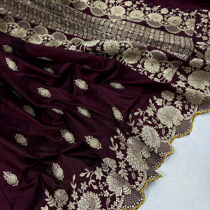 Bishakha | pure katan silk Banarasi saree