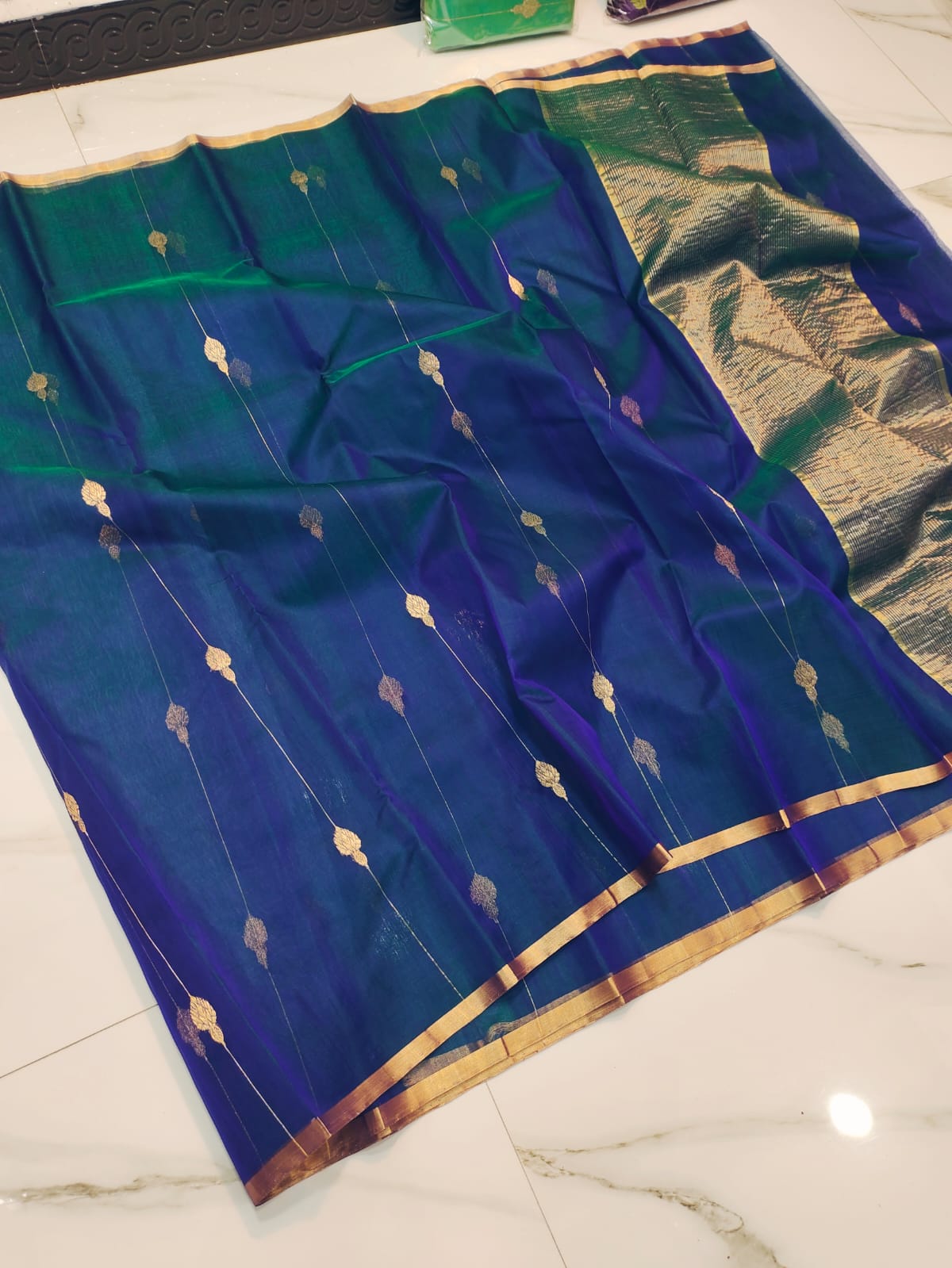 Chanda  | Katan Silk Chanderi Saree
