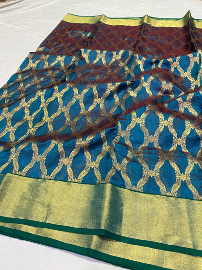 Chandreeka  | Katan Silk Chanderi Saree