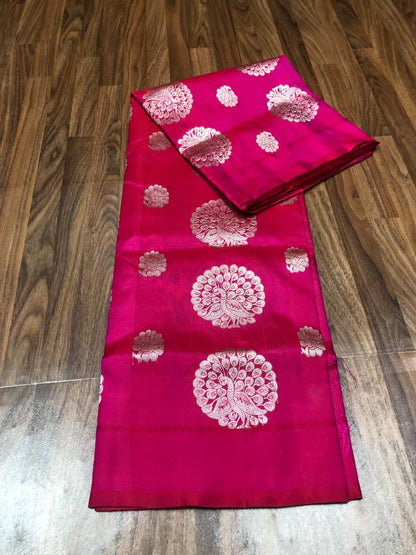 Harshalika | pure silk venkatagiri saree
