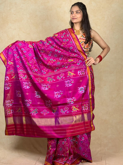 Eliza | Single Ikat Patola saree