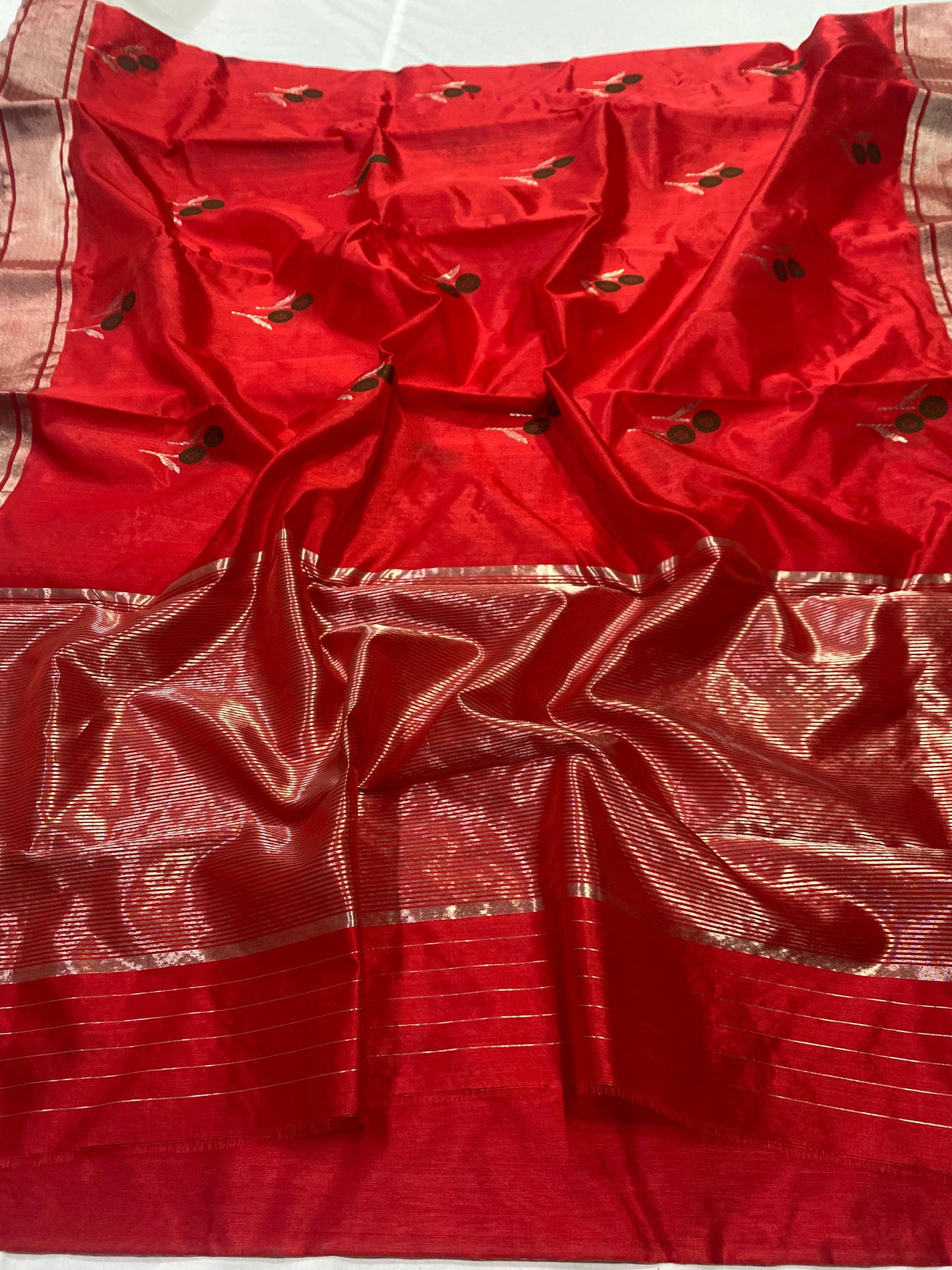 Chandraja  | Katan Silk Chanderi Saree