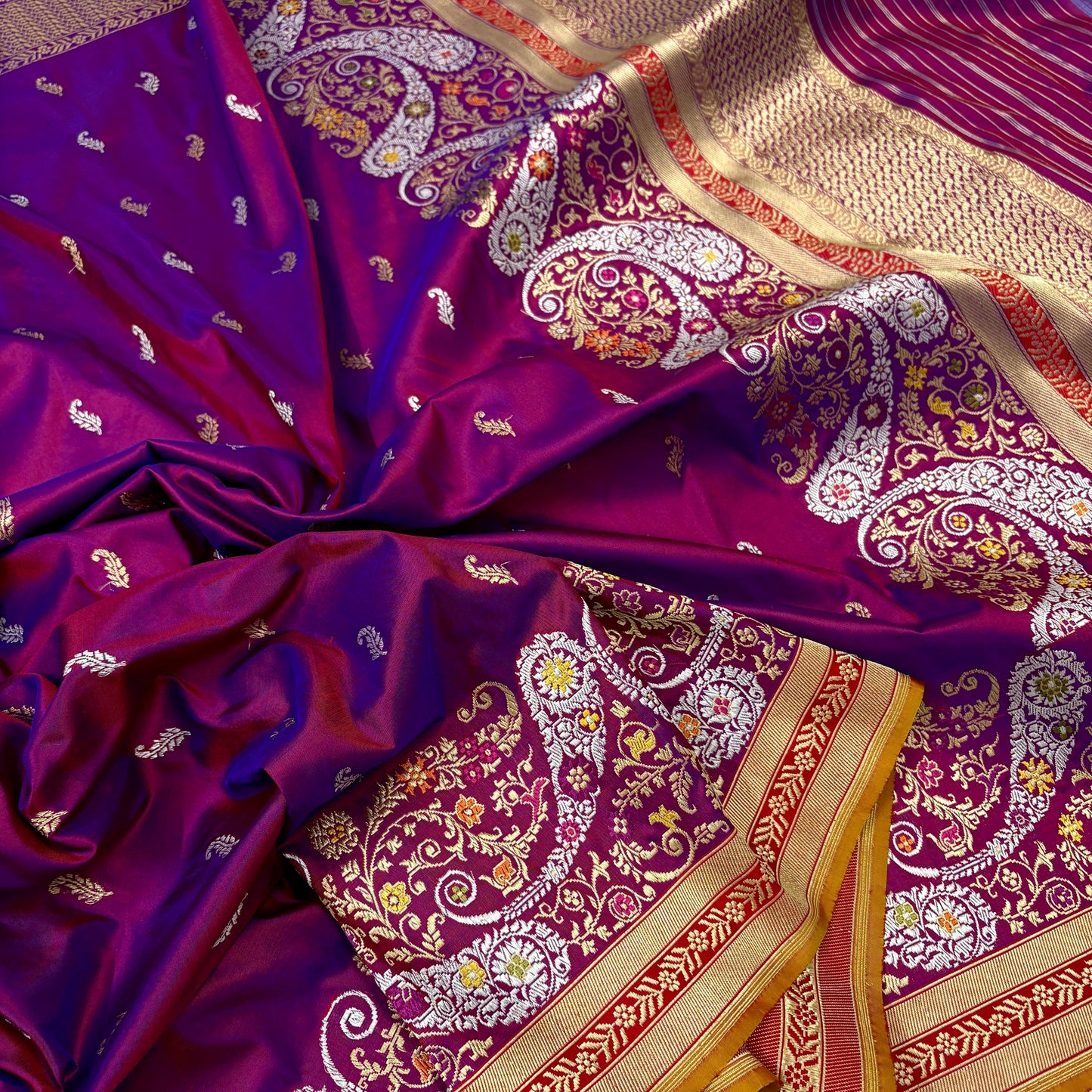 Bish | pure katan silk Banarasi saree