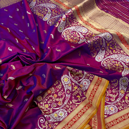 Bish | pure katan silk Banarasi saree