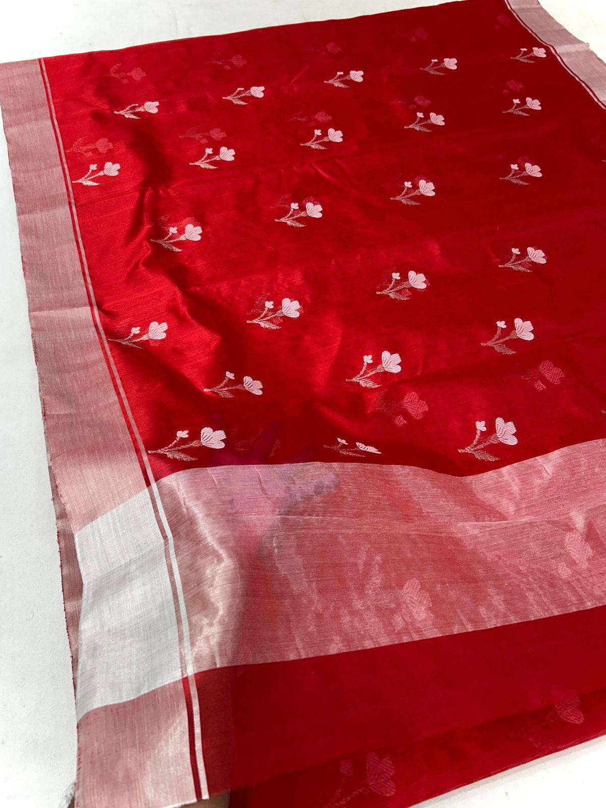 Chandra  | Katan Silk Chanderi Saree