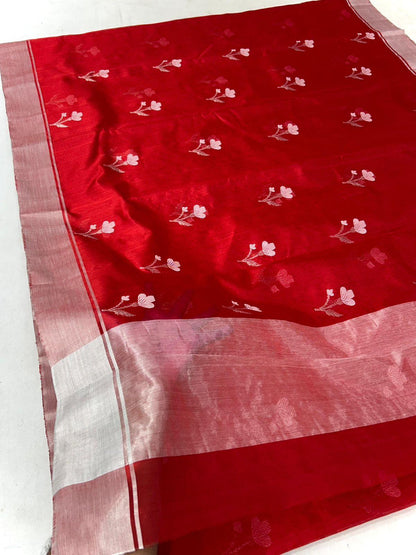 Chandra  | Katan Silk Chanderi Saree