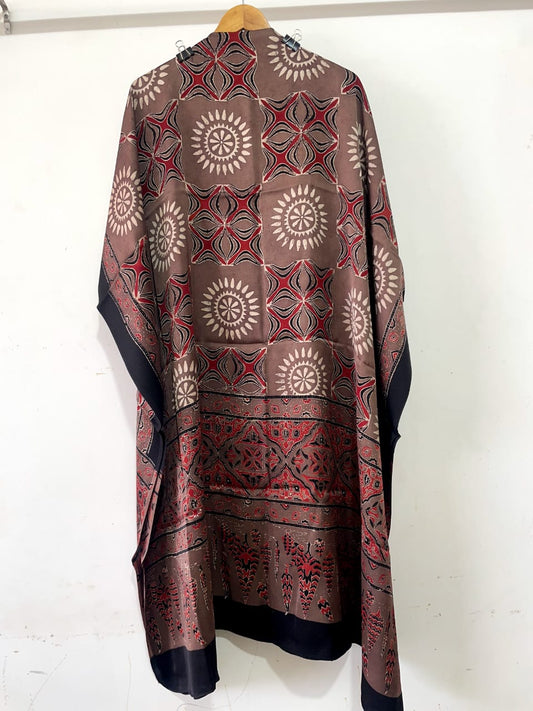 Ashit | Ajrakh on Modal Kaftan