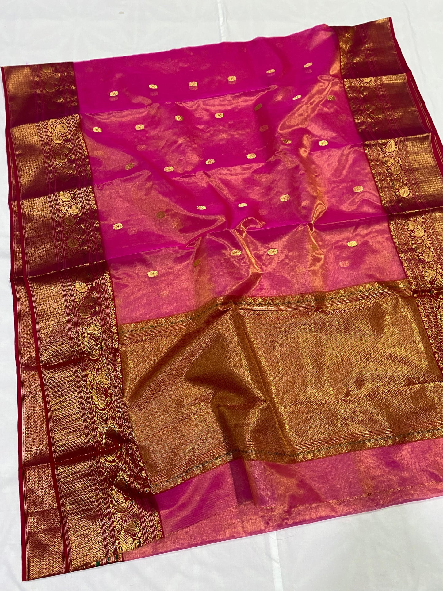 Chandana  | Katan Silk Chanderi Saree