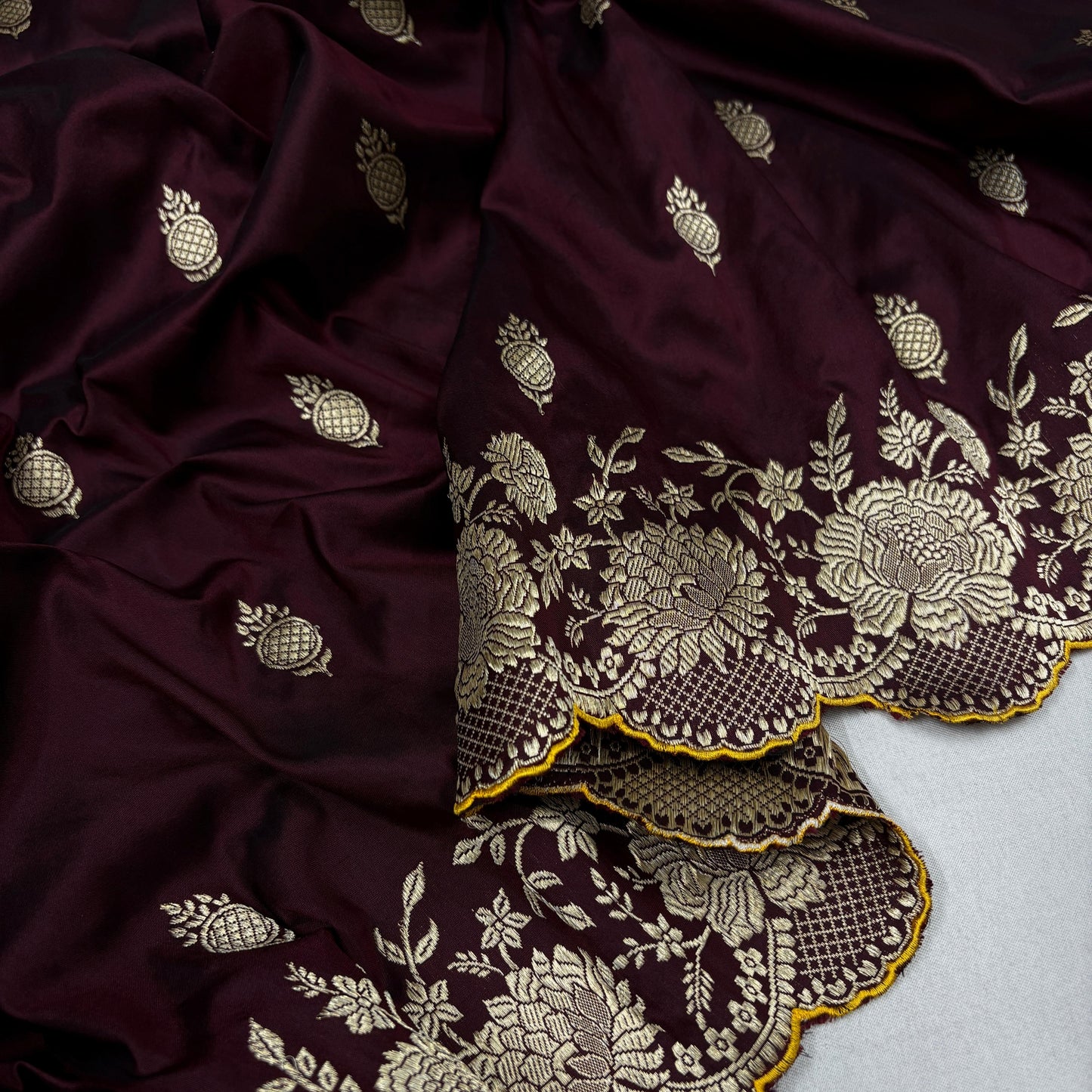 Bishakha | pure katan silk Banarasi saree