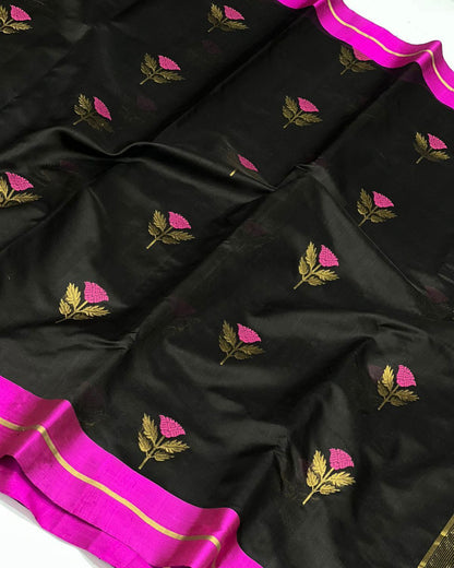 Chandalika  | Katan Silk Chanderi Saree