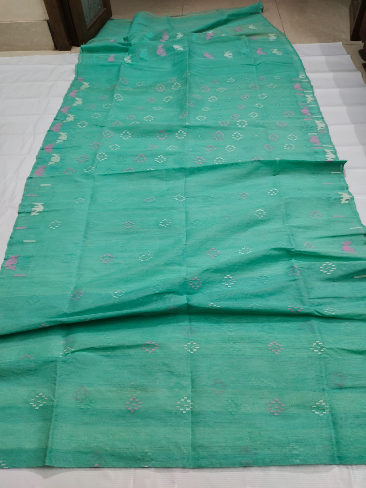 Janam | half silk Jamdani
