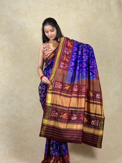 Palak | Single Ikat Patola saree