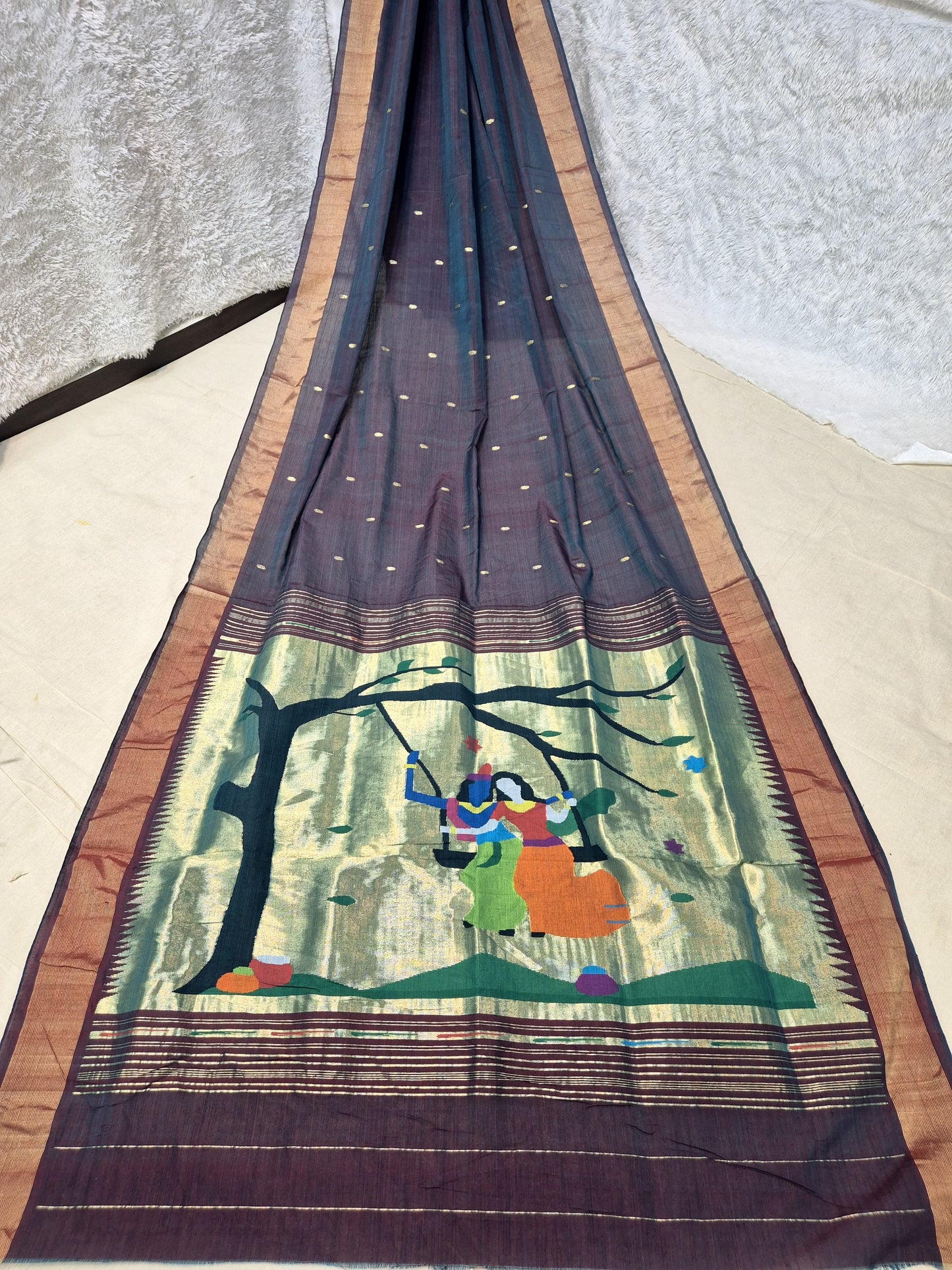 Priya | Cotton handloom paithani