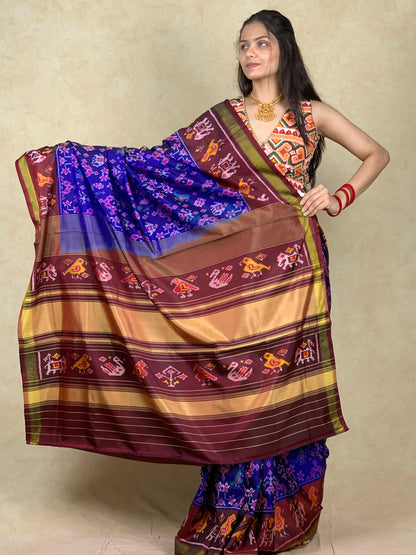 Palak | Single Ikat Patola saree