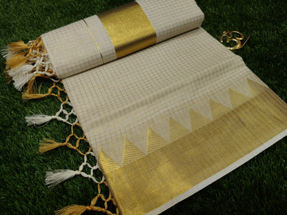 Kintuk | Cotton kasavu saree