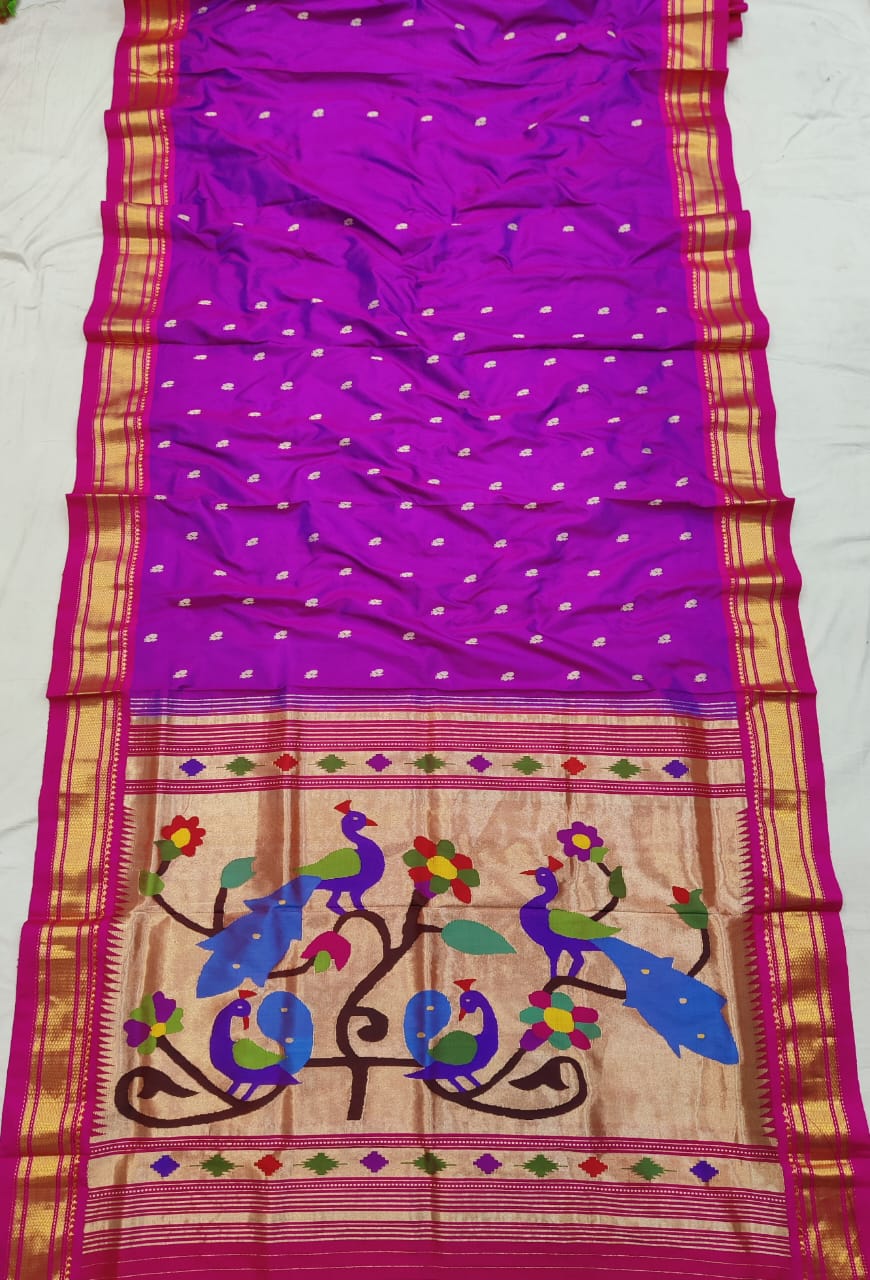 Pujitha | Pure Silk Handloom Paithani