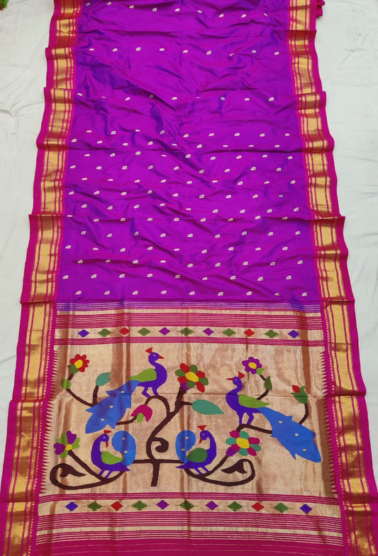 Pujitha | Pure Silk Handloom Paithani