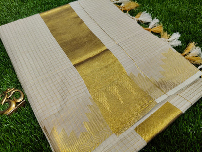 Kintuk | Cotton kasavu saree
