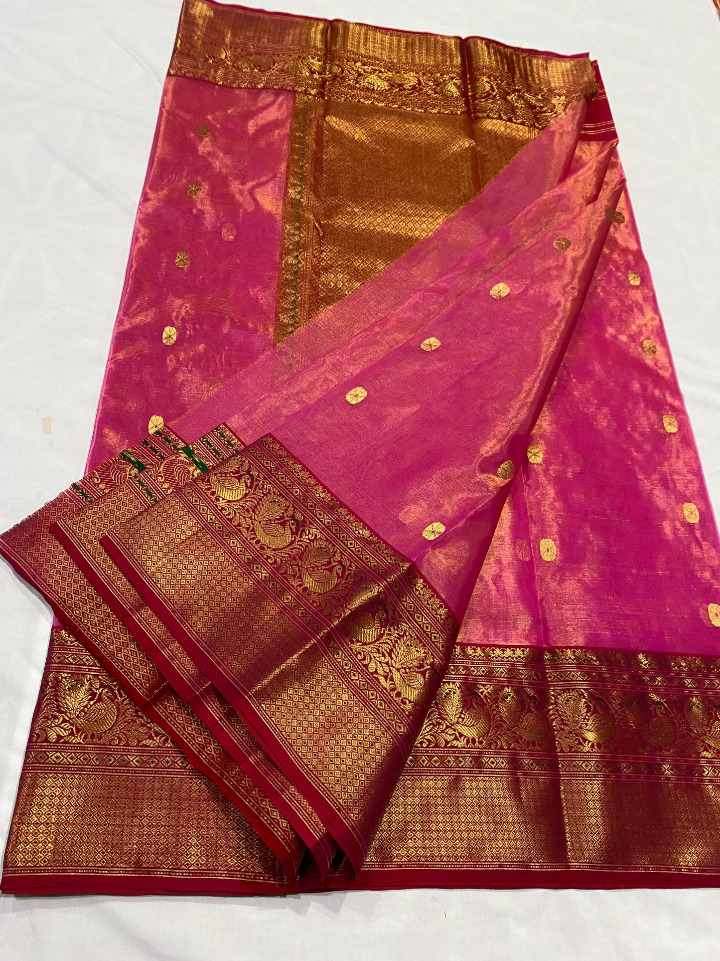 Chandana  | Katan Silk Chanderi Saree