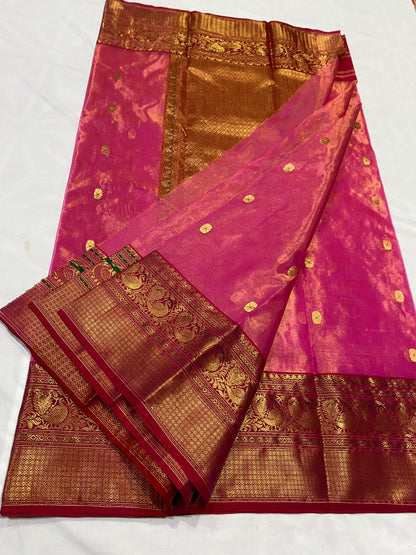 Chandana  | Katan Silk Chanderi Saree