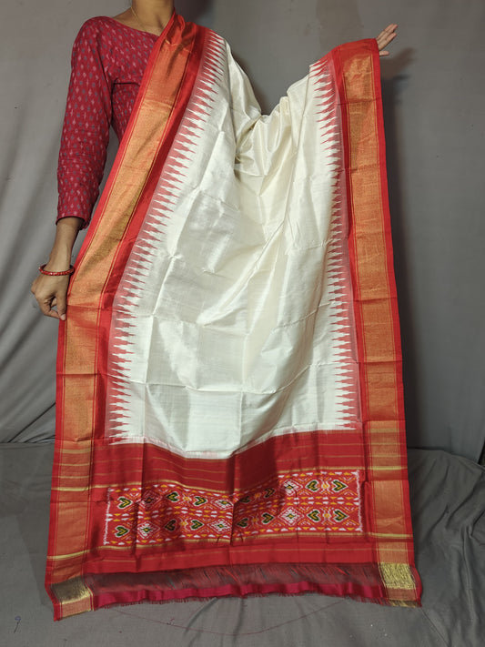 Ikaks | Ikat pure silk dupatta