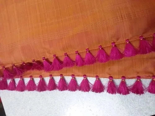 Attach tassels to my sari hem