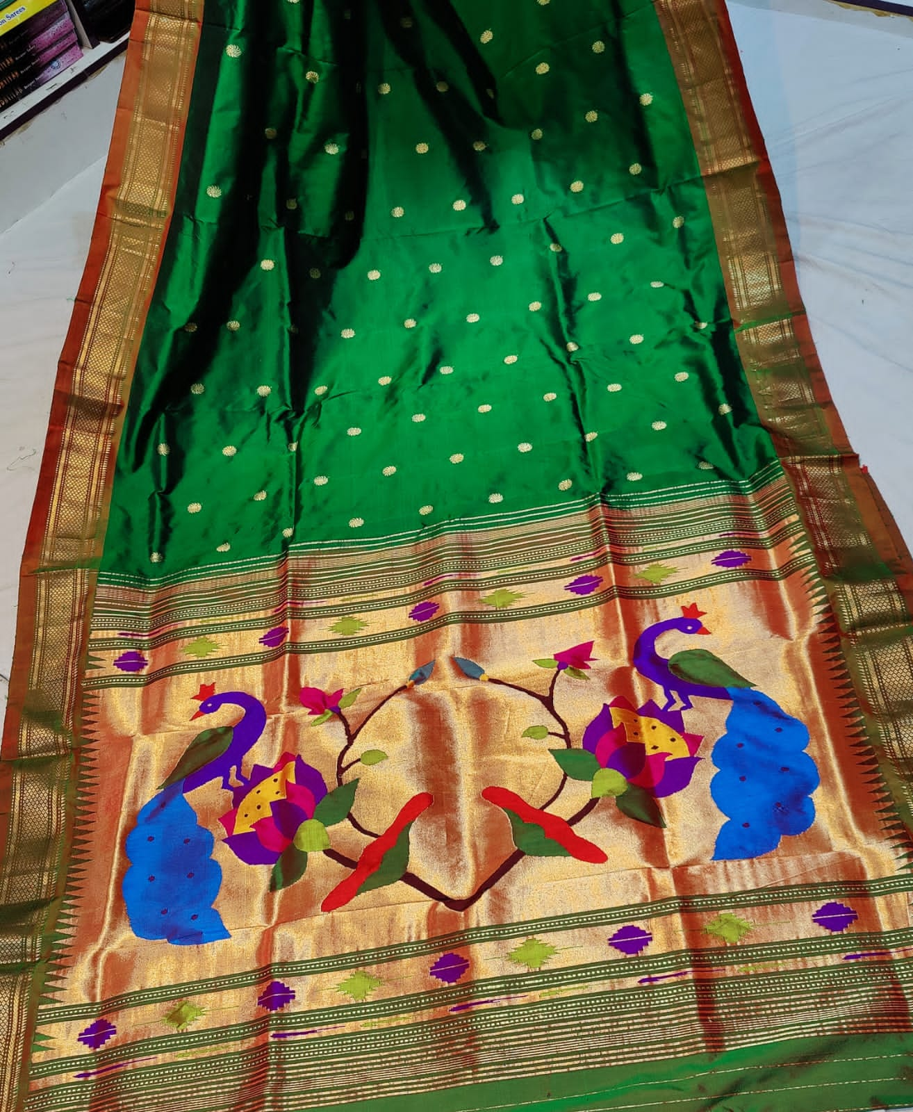 Pure Silk Peshwai Paithani Saree (Range-2)