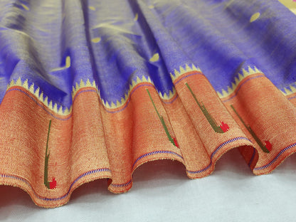 Single muniya Pure silk paithani