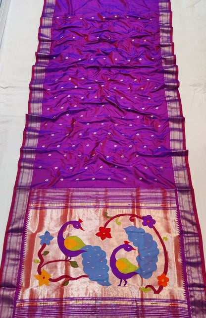 Pure silk paithani