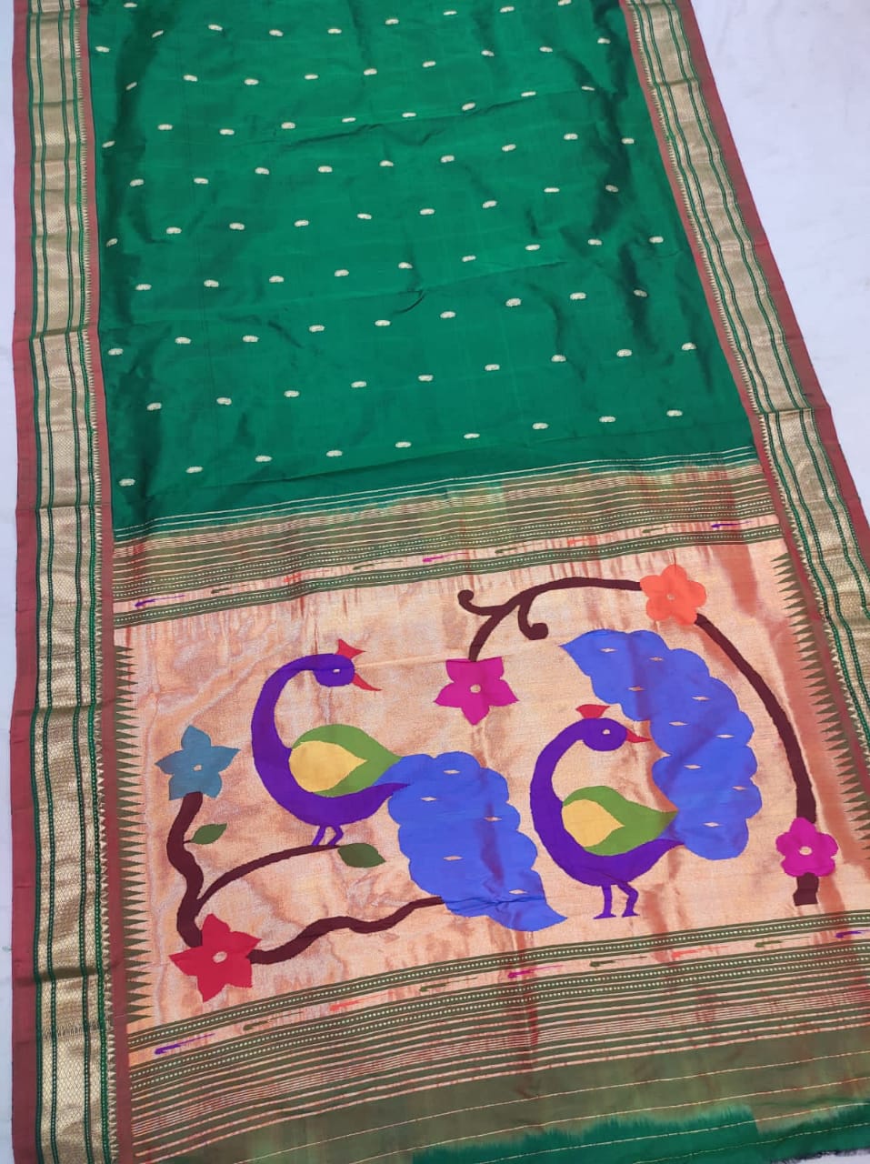 Pure silk paithani