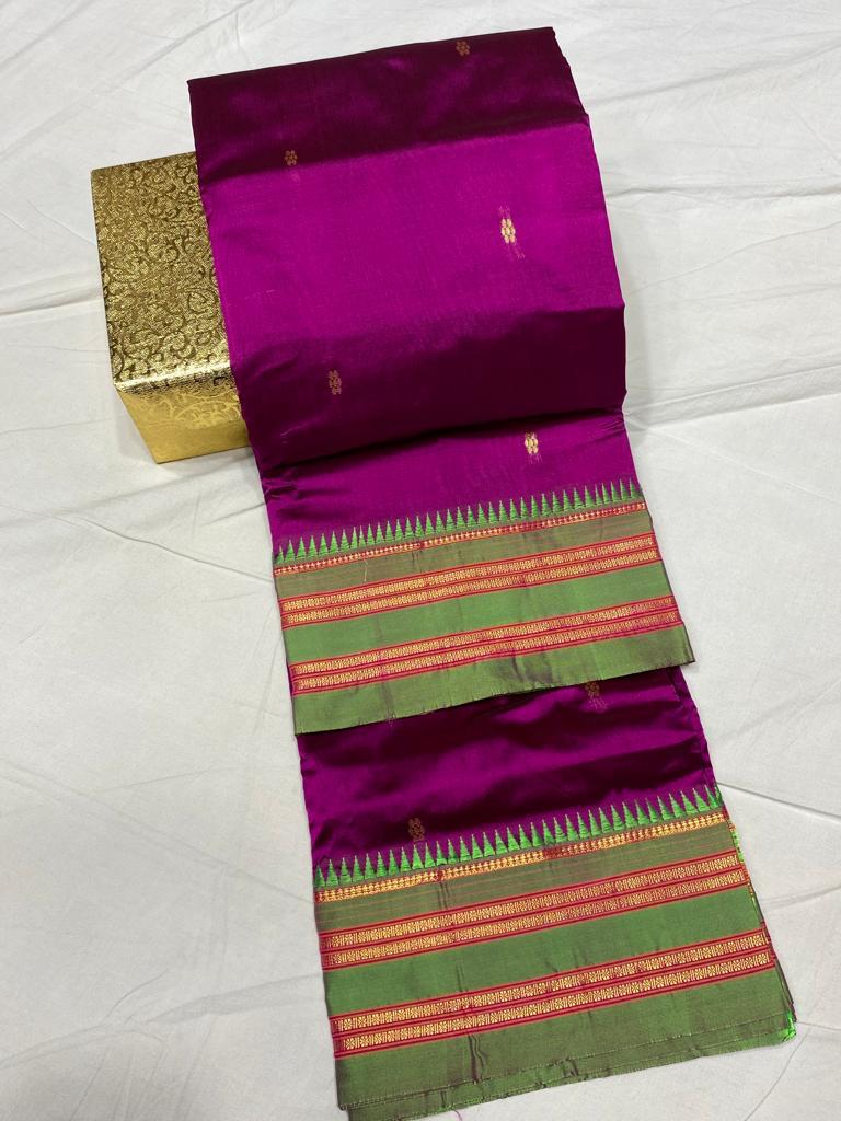 Buy Peshwai Paithani Pure Silk Sarees at Best Price - Nishalika