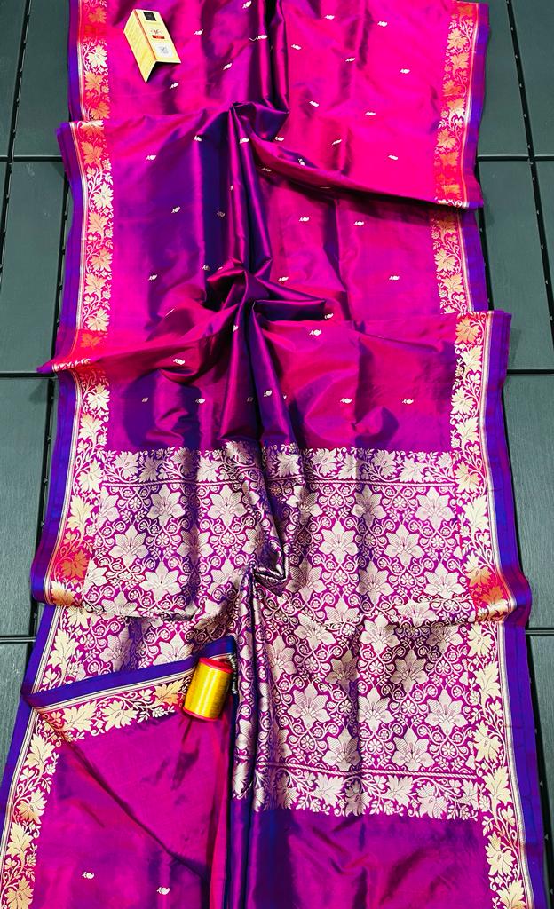 Achala | Benarasee Saree in Kataan Silk