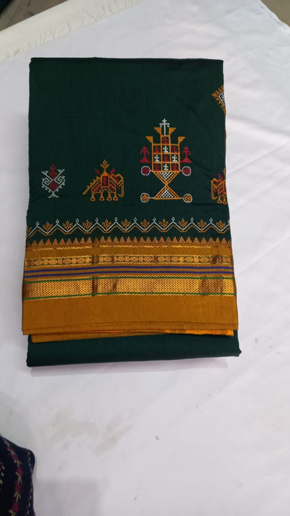 Kasuti work saree