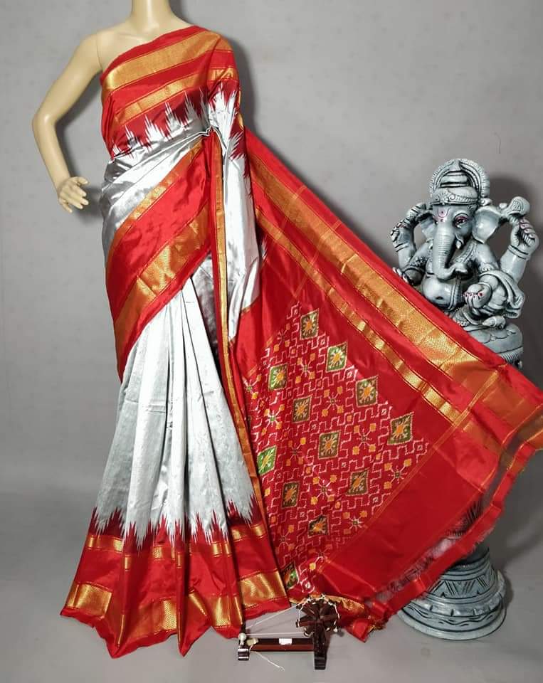 Ibha | pure silk ikkat weave sarees