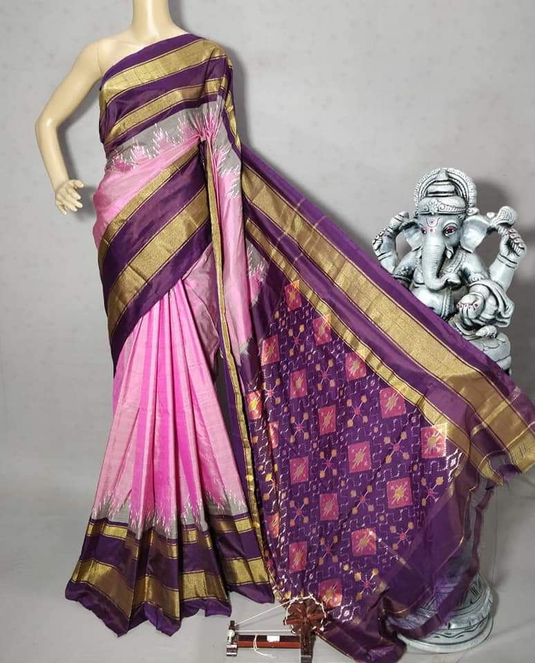 Ibha | pure silk ikkat weave sarees