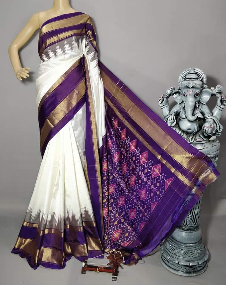 Ibha | pure silk ikkat weave sarees